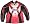 Smart Parts Pennsylvania All Americans Men's Paintball Jersey - XX-Large - Red