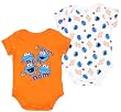 Sesame Street Newborn Baby 2pc Cookie Monster Creeper Set