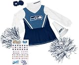 Seattle Seahawks Girls 4-6X Cheerleader Gift Set