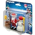 Playmobil - 4890 - Jeu de construction - P�re No�l et bonhomme de neige