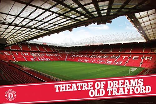 Laminated Manchester Utd FC Old Trafford Theatre Of Dreams 2015 MUFC Maxi Poster 91.5x61cm
