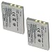 PRO SERIES Equivalent PENTAX D-LI8 Battery 2-Pack for Optio A30 / A40 / W10 & Many More Digital Cameras