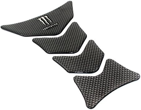 Universal 3D Epoxy Monster Motorcycle Sport Gas Tank Protectors Tank Pad Sticker
