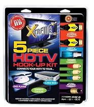 5PC TV Hook Up Kit For Samsung UN46B6000 UN46B7000 UN46B8000 UN55B6000 UN55B7000 UN55B8000 Kit Includes 2 Pack of 6FT HDMI Cables, 1 6Ft Component Cable, 1 6FT Audio Cable & HDTV Screen Cleaning Kit