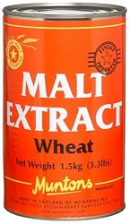Muntons Malt Extract, Liquid, Unhopped Wheat, 3.3-Pound Cans (Pack of 2)
