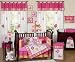 51v46hZaXfL. SL75  Pink and Orange Butterfly Collection Baby Bedding   9 pc Crib Set