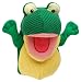 Plush Croaker Singing Frog Sock Puppet 12"