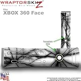 Lightning Black Skin by WraptorSkinz TM fits Original XBOX 360 Factory Faceplates
