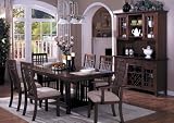 8 Piece Dark Oak Dining Room Set