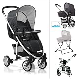 Hauck 2011 Malibu Stroller w/ Bassinet and Stand - Black