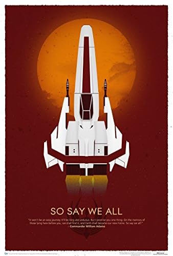 Unknown Travel 24X36 INCH / ART SILK POSTER / Battlestar Galactica 10th Anniversary Art Print Wall Sticker