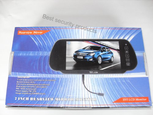 7″ TFT LCD MONITOR+IR REVERSING BACK SIGHT CAMERA CAR REAR VIEW SYSTEM
