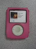Ipod Nano 3G Pink Leather Open Face Case By Prima Cases