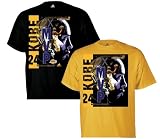 Kobe Bryant Los Angeles Lakers 2010 Finals MVP 2X Black or Gold Face T-shirt