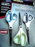 Scotch Precision Ultra Edge Scissors 3pk.