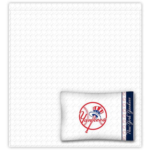 Sports Coverage MLB New York Yankees Sheet Set Queen