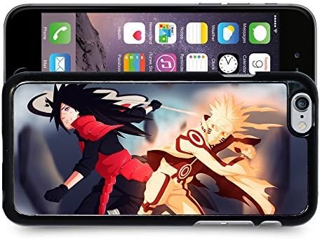 Case88 Designs Naruto VS Madara Protective Snap-on Hard Back Case Cover for Apple Iphone 6 4.7"