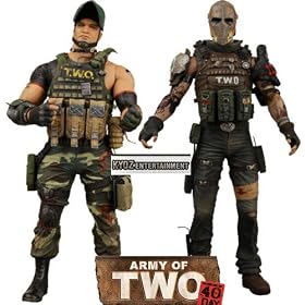 Army of Two 7 Action Figures - Set of 2 by NECA