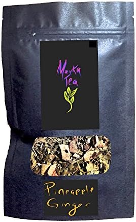 Green Tea with Pineapple and Ginger, Mauka Tea Pineapple Ginger Ice Ponds 1oz.