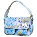 Rebelle Signature Friendship Bag Double Zip Around Saddle Bag - Blue
