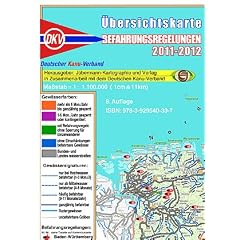 DKV �bersichtskarte Befahrungsregeln 2009/2010 1 : 1 100 000: �bersichtskarte Wasserwandern 1 : 1 100 000