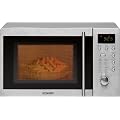 Bomann MWG 2211U CB Mikrowelle / 800 Watt / Grill 1000 Watt / 20 L Garraum / schwarz-silber