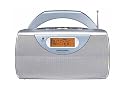 Grundig Music 71 Tragbares Radio (UKW/MW/KW/LW-Tuner, LC-Display) liqua/silber