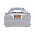 Grundig Music 71 Tragbares Radio (UKW/MW/KW/LW-Tuner, LC-Display) liqua/silber