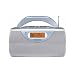 Grundig Music 71 Tragbares Radio (UKW/MW/KW/LW-Tuner, LC-Display) liqua/silber