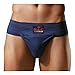 Yogi Sports S&C Gym Athletic Cotton Supporter Back Covered with Cup Pocket for Mens (Backcovered Navy Blue, 72-77 cms)