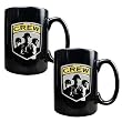 Columbus Crew Soccer 2pc Black Ceramic Mug Set - Primary Team Logo MAJOR-LEAGUE-SOCCER Soccer