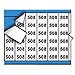Brady WM-508-PK, 112230 Solid Nos. - Legend: 508, (5 Packs of 25 pcs)
