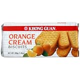 Khong Guan Biscuits, Orange Cream Flavor, 7.05-Ounce Pack (Pack of 24)