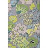 Dash and Albert Rugs Hooked Hot House Spring Wool Micro Contemporary Rug