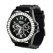 Geneva Women's Platinum Rhinestone-accented Silicone Watch