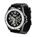 Geneva Women's Platinum Rhinestone-accented Silicone Watch
