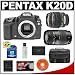 Photo : Pentax K20D Digital SLR Camera with 18-55mm f/3.5-5.6AL II SMC DA Zoom Lens + Tamron 70-300mm Lens + 16GB Card + D-LI50 Battery + Case + Cameta Bonus Accessory Kit