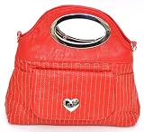Produkt-Bild: Cute STEPP Pin Up Retro HEART Tasche - Kirschrot