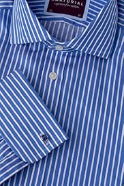 Sartorial Luxury Pure Cotton Striped Shirt