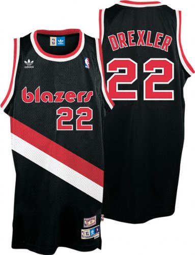 NBA Portland Trail Blazers Clyde Drexler Swingman Jersey (Team, Small)