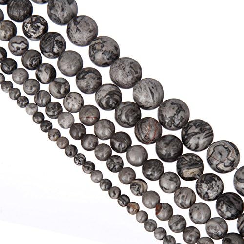 leattyer Faceted Round Loose Beads Natural Stone Onyx Gemstone 4mm/6mm/8mm/10mm/12mm 1 Strand per Bag for Jewelry Making
