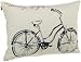 Tommy Hilfiger Bicycle 14" x 20" Breakfast Pillow