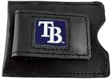 MLB Tampa Bay Rays Leather Money Clip and Card Case