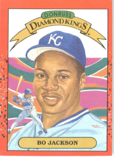 1990 Donruss # 1 Bo Jackson Kansas City Royals Baseball Card