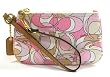 AUTHENTIC COACH SOHO SIGNATURE MULTI PRINT WRISTLET 41307