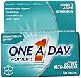 One-A-Day Womens Active Metabolism Complete Multivitamin Tablets, 50 count