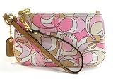 AUTHENTIC COACH SOHO SIGNATURE MULTI PRINT WRISTLET 41307