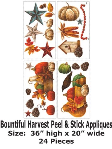 Wallpaper York RoomMates Bountiful Harvest Peel & Stick Appliques PJ2000SCS