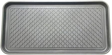 YoYo Moon Multi-purpose Tray &amp; Boot Mat, for Boots, Shoes, Pets, Use As Cat Litter Mat or Dog Feeding Mat - 30x15x1.2 Inch