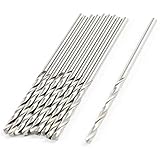 uxcell　 ツイストドリルビット　クリアケース　1.4mm x 19mm x 40mm　高速　 10個入り